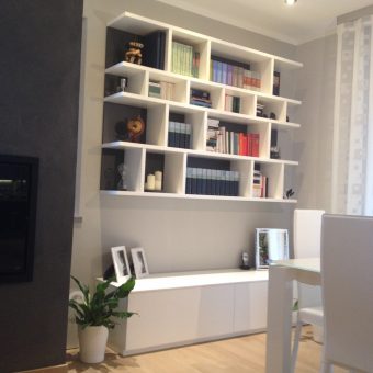 Progetto Casa libreria casa in montagna